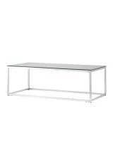 Журнальный стол 120*60 ТАУН серебро