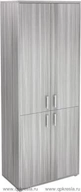 Стеллаж НТ-580 с дверьми ЛДСП НТ-600.2 и НТ-601.2