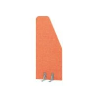 Перегородка акустическая со скосом Everprof EVO Acoustic (ЭВО Акустик) на опорах 700х28х1600 Ткань Romeo 08