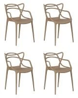 Набор 4 шт Стул обеденный DOBRIN MASTERS, бежевый (GR-03)