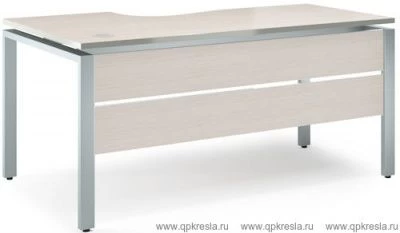 Стол эргономичный с царгой металлокаркасе V-1.6.2М левый