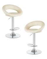 Набор 2 шт Стул барный DOBRIN MIRA, кремовый
