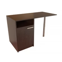 Стол однотумбовый с дверкой и нишей Т-105 (с опорой)