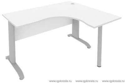 Стол криволинейный правый ПЛ.СА-4 Пр Белый