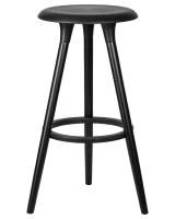 Табурет барный DOBRIN ROYCE BLACK, чёрный (B-03)