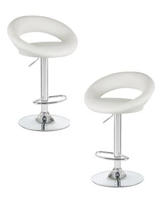 Набор 2 шт Стул барный DOBRIN MIRA, белый