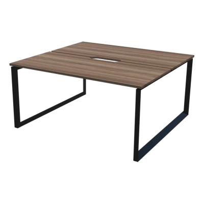 Бенч двойной на 2 рабочих места на металлокаркасе НТМП.О.Б2-120 Бенч двойной на 2 рабочих места на металлокаркасе НТМП.О.Б2-120