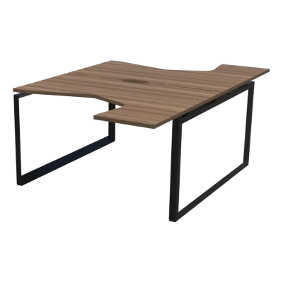 Бенч эргономичный на 2 рабочих места на металлокаркасе НТМП.О.Б2-040 Бенч эргономичный на 2 рабочих места на металлокаркасе НТМП.О.Б2-040