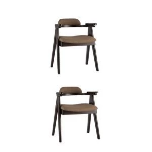 Стул OLAV (Олав) набор 2 шт, Ткань Кофейный