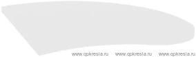 Приставка полукруглая А.ПР-1 Белый