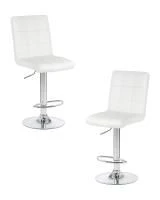 Набор 2 шт Стул барный DOBRIN KRUGER, белый