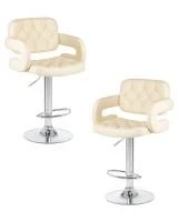 Набор 2 шт Стул барный DOBRIN TIESTO, кремовый