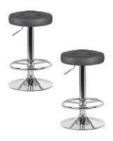 Набор 2 шт Табурет барный DOBRIN BRUNO, серый