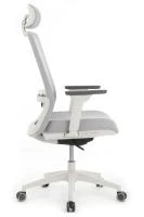 Кресло Work W-218C WHITE Светло-серый