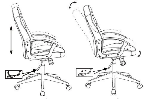 Кресло игровое Zombie VIKING-11 черный искусст.кожа/ткань крестовина пластик | Купить в КупиКресла.ру