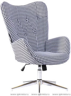 Кресло Филадельфия (Ткань) Черно-белый