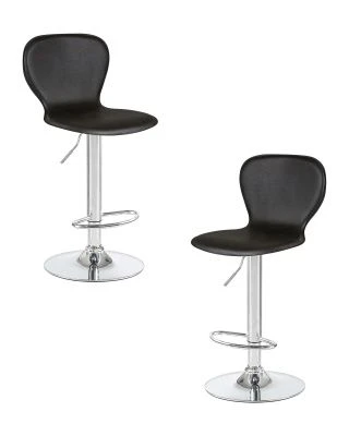Набор 2 шт Стул барный DOBRIN ELISA, чёрный
