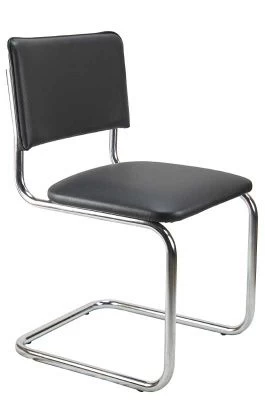 Стул Сильвия 02S Бежевый/Металл Хром гальв.