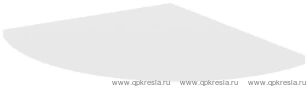 Приставка полукруглая А.ПР-4 Белый