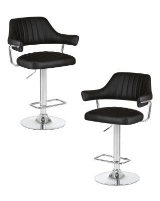 Набор 2 шт Стул барный DOBRIN CHARLY, чёрный