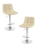 Набор 2 шт Стул барный DOBRIN TAILOR, кремовый