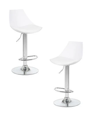 Набор 2 шт Стул барный DOBRIN ROCKY, белый