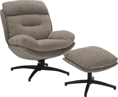 Кресло мягкое Everprof Kiwi (Киви) Ткань Светло-коричневый