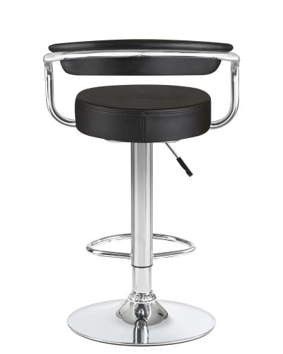 Барный стул ANGEL Экокожа черный