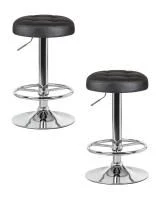 Набор 2 шт Табурет барный DOBRIN BRUNO, чёрный
