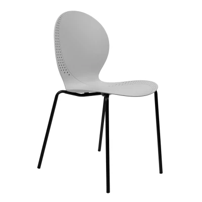 Стул Wave серый с черными ножками