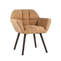 Кресло Брайан Замша Бежевый