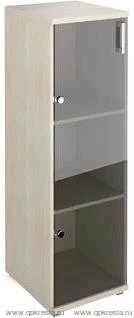 Стеллаж НТ-440 со стеклянными дверьми НТ-601стл