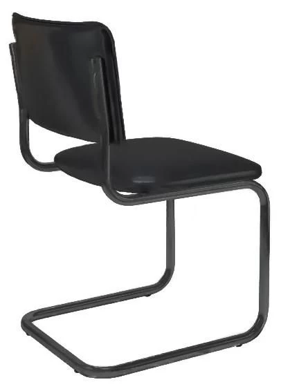 Купить Стул Сильвия 01S Черный/Металл Черный по выгодной цене