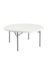 Стол круглый складной пластиковый Кейт 160