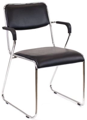 Кресло Everprof Fix Plus Chrome Экокожа Черный