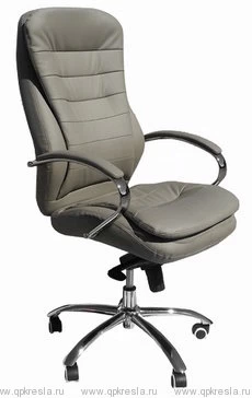 Кресло руководителя 108 F (Экокожа Серый)