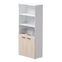 Шкаф комбинированный Everprof EVO (ЭВО) 800х383x1835 Белый/Дуб Соната
