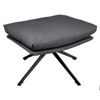 Оттоманка HUG тёмно-серый, экокожа