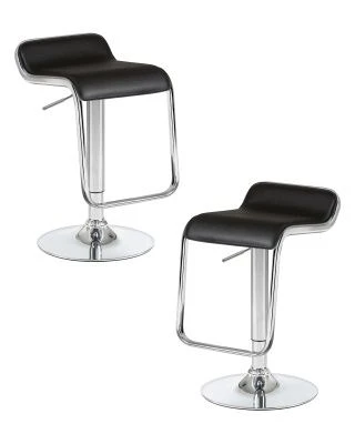 Набор 2 шт Стул барный DOBRIN CRACK, чёрный