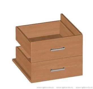 Тумба подвесная БМ-3.3 на 2 ящика к столам БМ-1.0/1.1