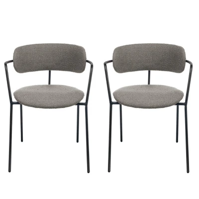 Комплект из 2-х стульев Ant букле серый