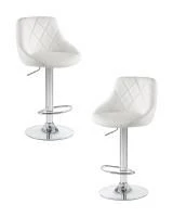 Набор 2 шт Стул барный DOBRIN LOGAN, белый
