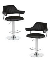 Набор 2 шт Стул барный DOBRIN CHARLY, чёрный