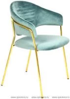 Стул Эвита Вельвет мятный