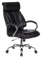 Кресло руководителя Бюрократ T-9904NSL черный Leather Venge Black искусственная кожа крестовина металл хром