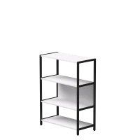 Стеллаж металлический средний Everprof EVO (ЭВО) 830х385x1120 Белый/Черный