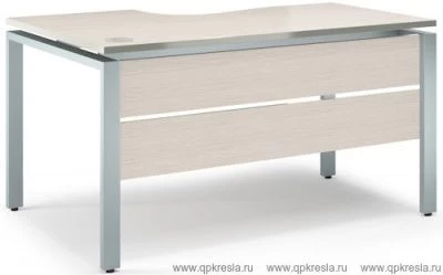 Стол эргономичный с царгой металлокаркасе V-1.5.2М левый