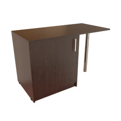 Стол с тумбой под минибар с опорой Т-107