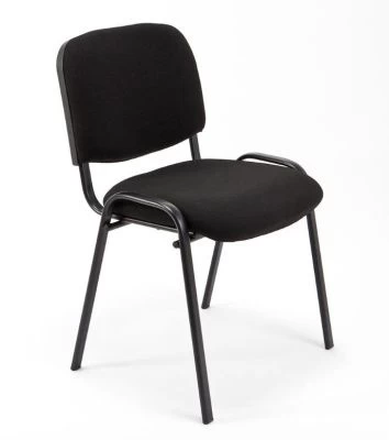 Офисный стул Изо черный (минимальный заказ 30 шт) (Ткань Черный)