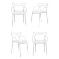 Комплект из 4-х стульев Masters белый